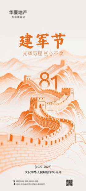 81建军节海报