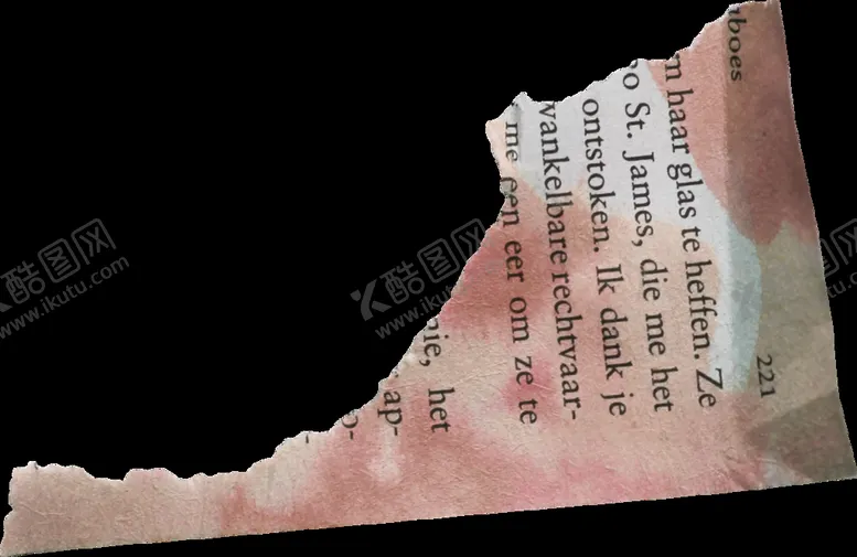 编号：70983109260045012986【酷图网】源文件下载-破损旧报纸 复古素材 