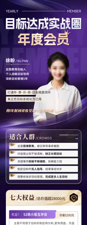 会员权益人物讲师详情页