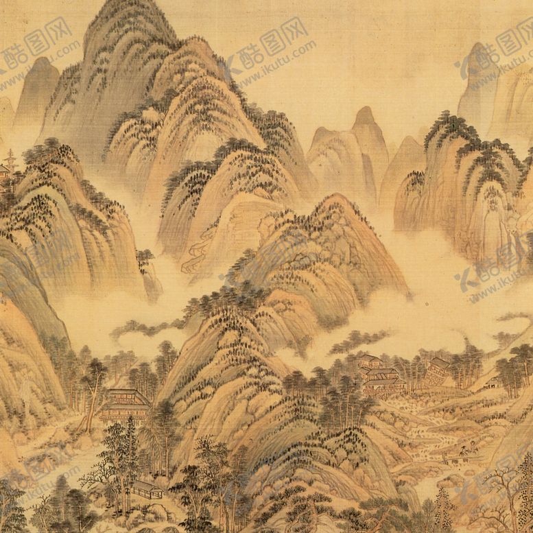编号：92480310220523509517【酷图网】源文件下载-国画山水