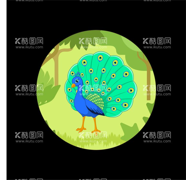 编号：82541803201911411616【酷图网】源文件下载-孔雀