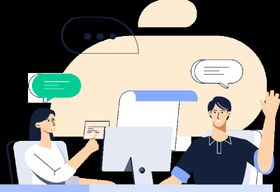 手绘现代插图