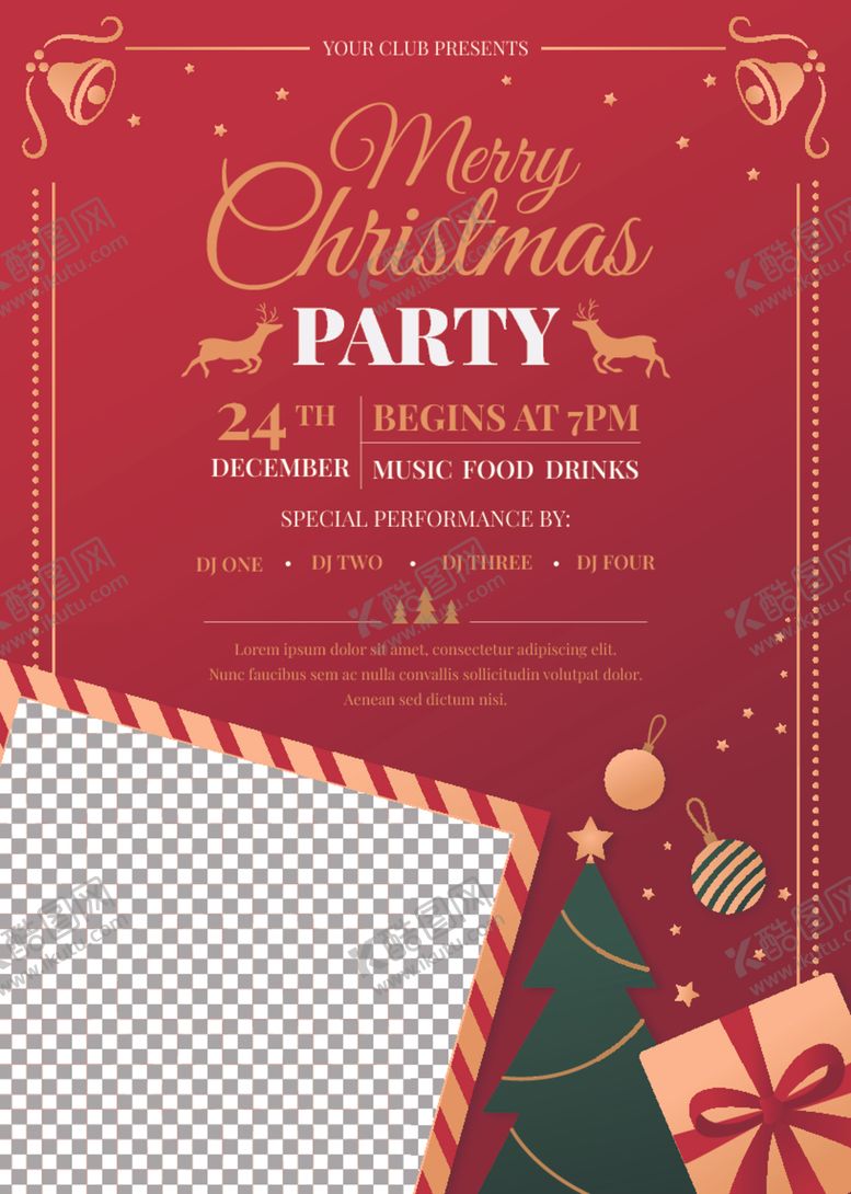 编号：33067109300111337870【酷图网】源文件下载-圣诞海报