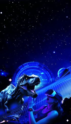 AI展板科技背景