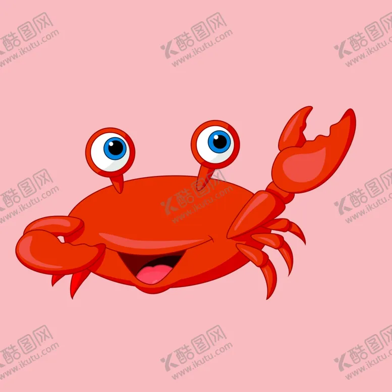 编号：21866002171837303879【酷图网】源文件下载-手绘线描螃蟹