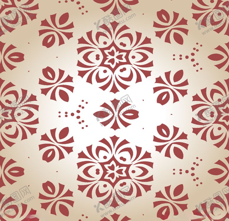 编号：76240309260437055440【酷图网】源文件下载-欧式花纹简约欧式无缝印花图