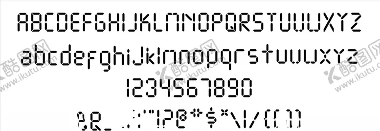 编号：34808303140317322712【酷图网】源文件下载-电子表数字