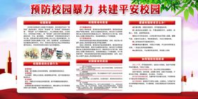 预防校园暴力宣传公益海报