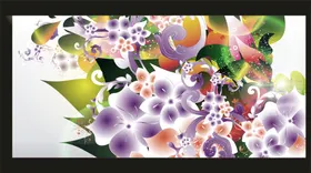 手绘花卉花朵