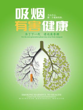吸烟有害健康海报