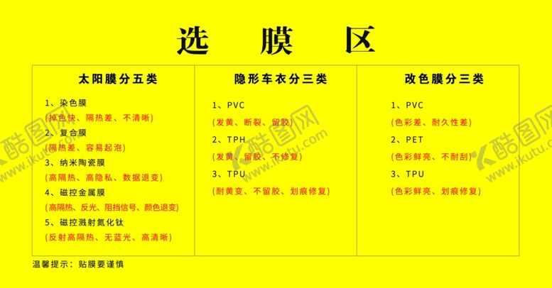 汽车太阳膜高清黄底分层大图