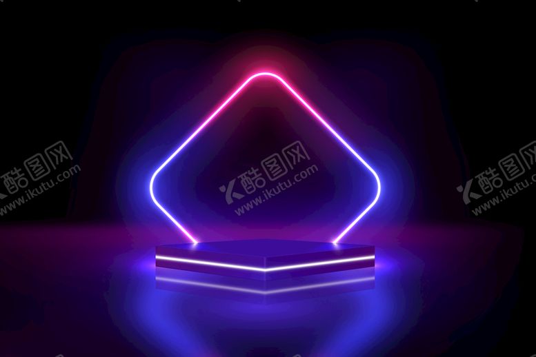 编号：25841310060651242093【酷图网】源文件下载-发光霓虹背景
