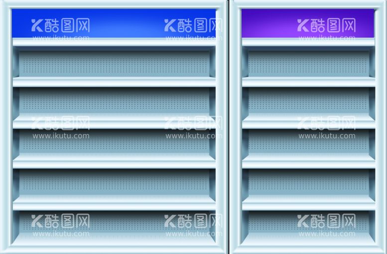 编号：15972611290341354968【酷图网】源文件下载-超市货架样机