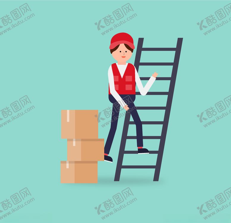编号：26526006290812205630【酷图网】源文件下载-快递员
