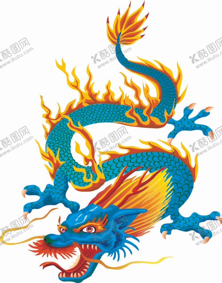 编号：36960812050537075832【酷图网】源文件下载-龙年中国龙图案