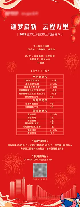 宣传招聘海报表格