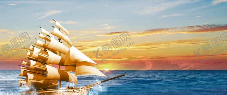 编号：70661409121123307388【酷图网】源文件下载-企业文化乘风破浪背景