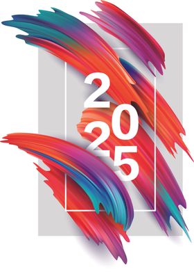 2025年多彩艺术风格画面