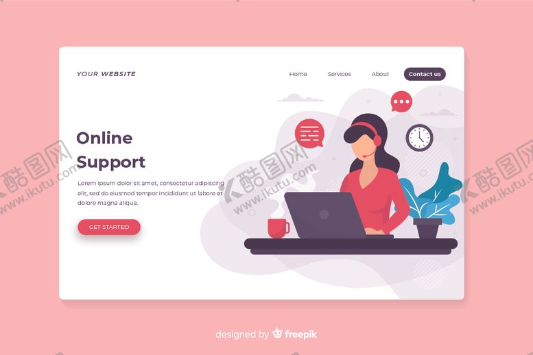 编号：91171309091208312996【酷图网】源文件下载-卡通图形us素材客服格式矢量