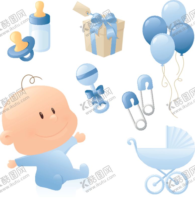 编号：23418610140051254556【酷图网】源文件下载-手绘婴儿