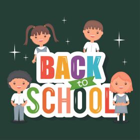 学生学校生活主题图案