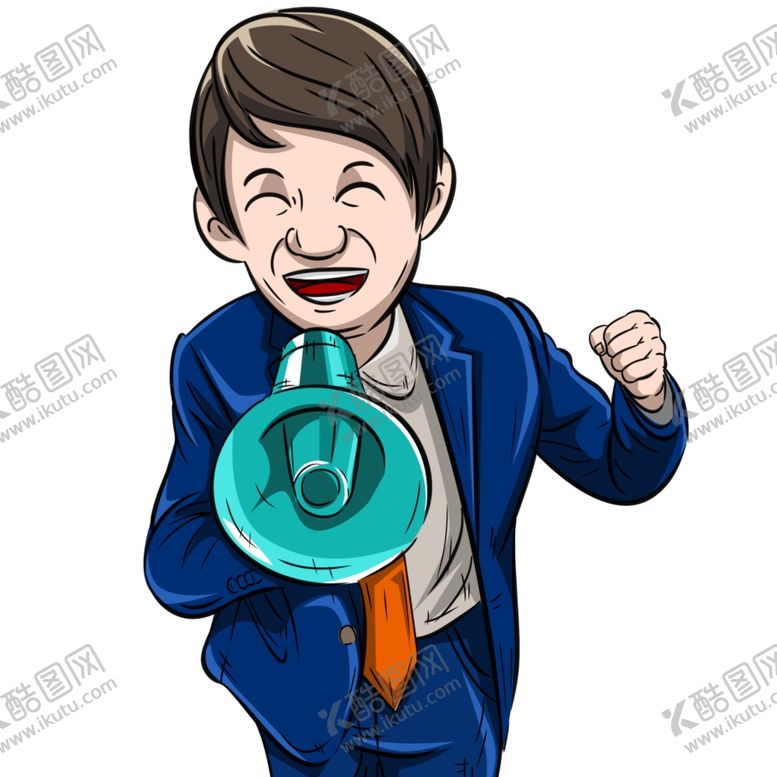编号：67368203131005039570【酷图网】源文件下载-喇叭大喊叫卖促销