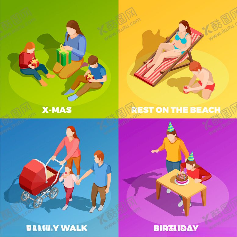 编号：49099904040041299123【酷图网】源文件下载-多样家庭活动场景展示