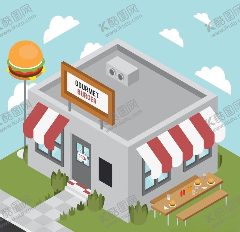 编号：25843907032346056582【酷图网】源文件下载-汉堡店