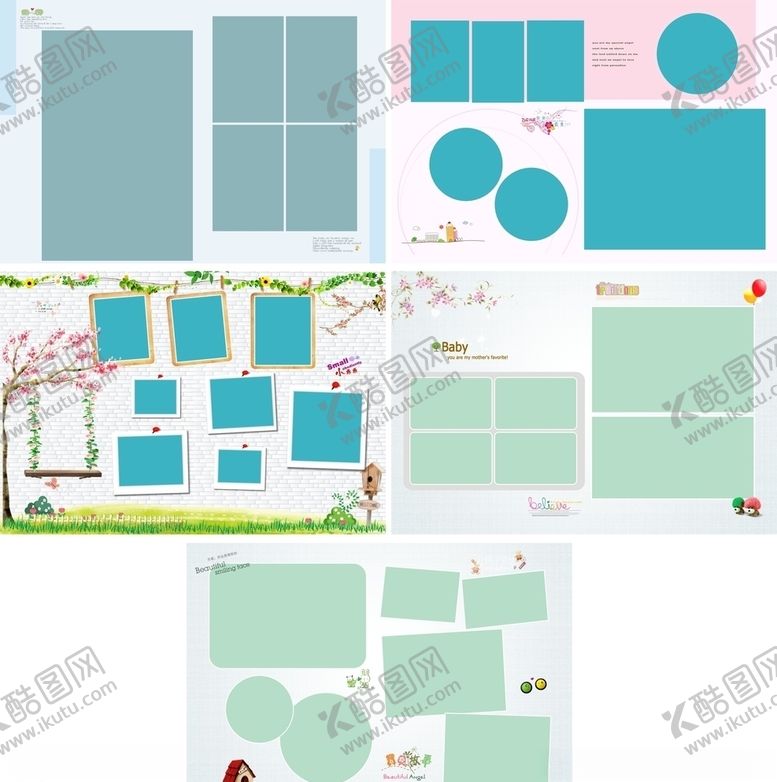 编号：60853107060052288710【酷图网】源文件下载-儿童相册模板