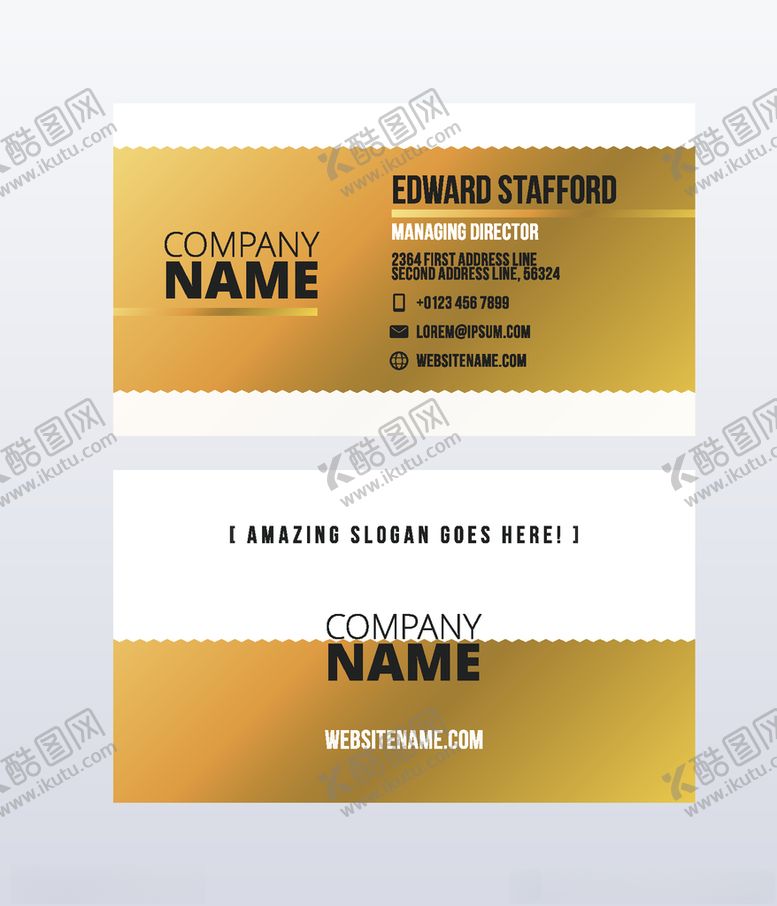 编号：87629610092151235686【酷图网】源文件下载-名片模板