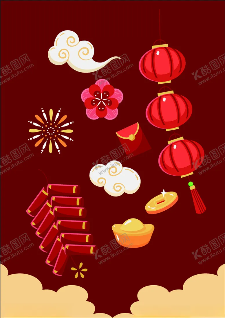 编号：92659702050050158016【酷图网】源文件下载-新年素材