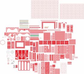 编号：27093109250101247291【酷图网】源文件下载-隔断雕花