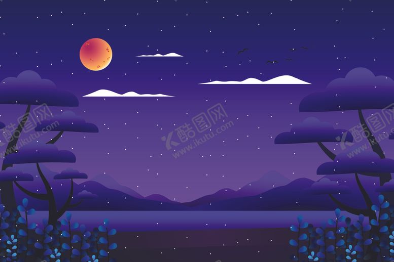 编号：79564409220802588177【酷图网】源文件下载-自然风光插画