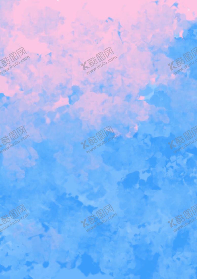 编号：55241004171140113705【酷图网】源文件下载-水彩水墨渐变蓝色粉色天空背景图