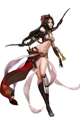 漫画人物插画合层