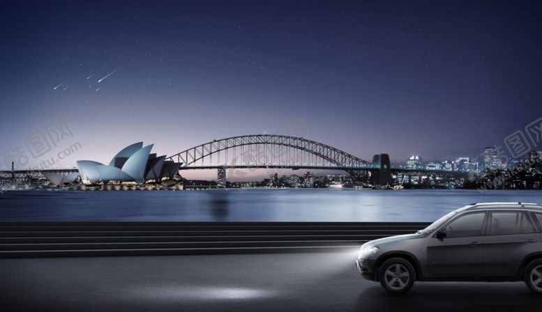 编号：68395610032024325349【酷图网】源文件下载-汽车海报场景