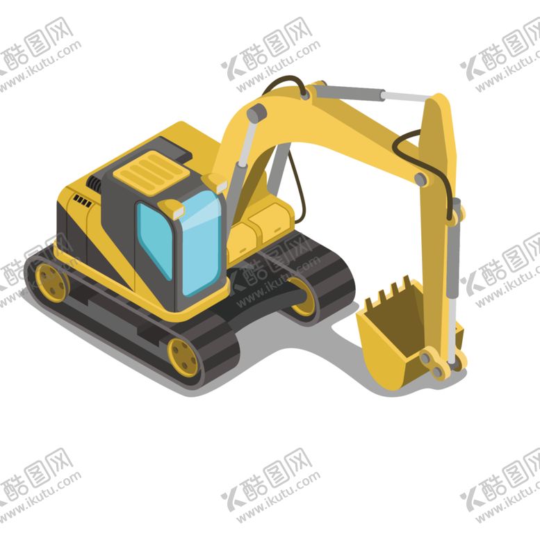 编号：48714809090305227408【酷图网】源文件下载-挖掘机