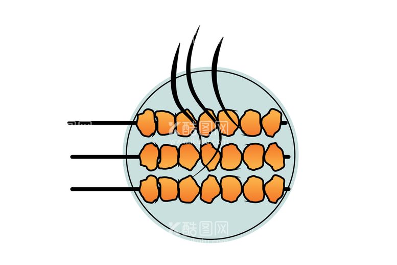 编号：12065410191900369523【酷图网】源文件下载-卡通烧烤插画