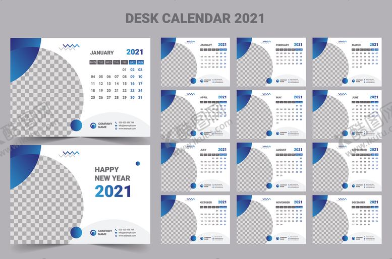 编号：27995009252347249728【酷图网】源文件下载-2021年日历