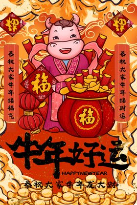 2021年新春节展板新素材