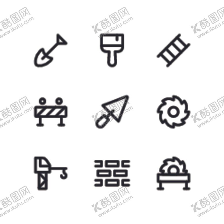 编号：11636009291155257893【酷图网】源文件下载-线性图标