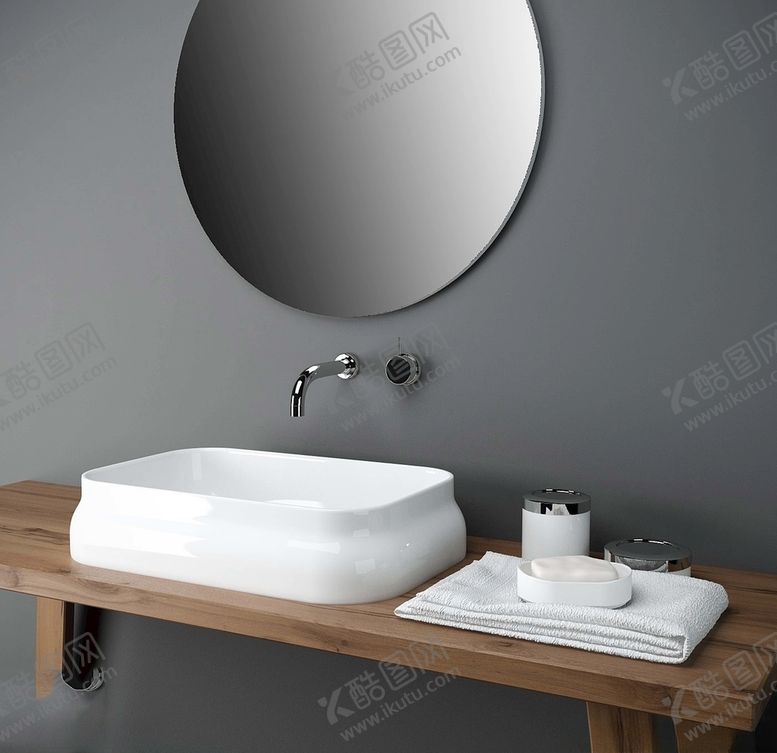 编号：28074210292129297137【酷图网】源文件下载-浴镜洗手池
