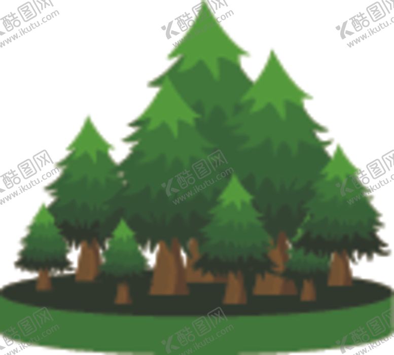 编号：24162510030716079229【酷图网】源文件下载-圣诞树树林