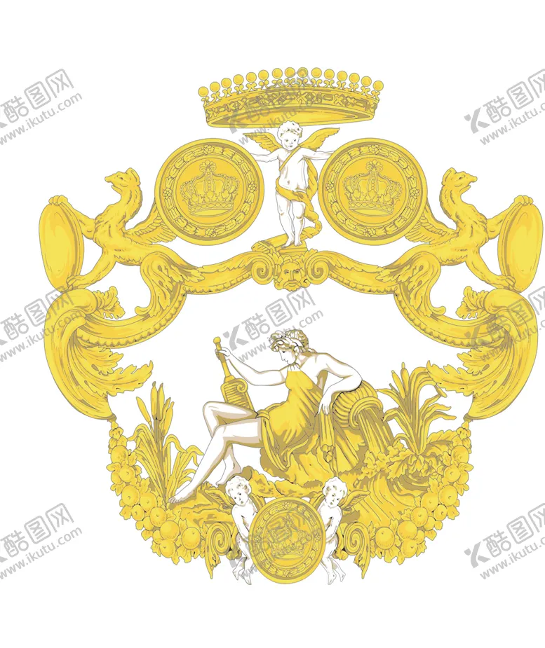 编号：44000507020247052801【酷图网】源文件下载-金色小天使