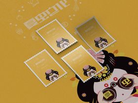 折页展示样机精装画册白纸宣传单标书