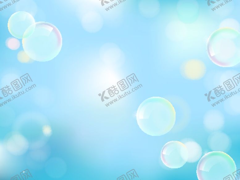 编号：62308501121907535481【酷图网】源文件下载-蓝色清新气泡背景