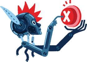 卡通系列插画图片创意装饰案办公电脑购物