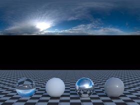 C4D天空贴图HDR贴图