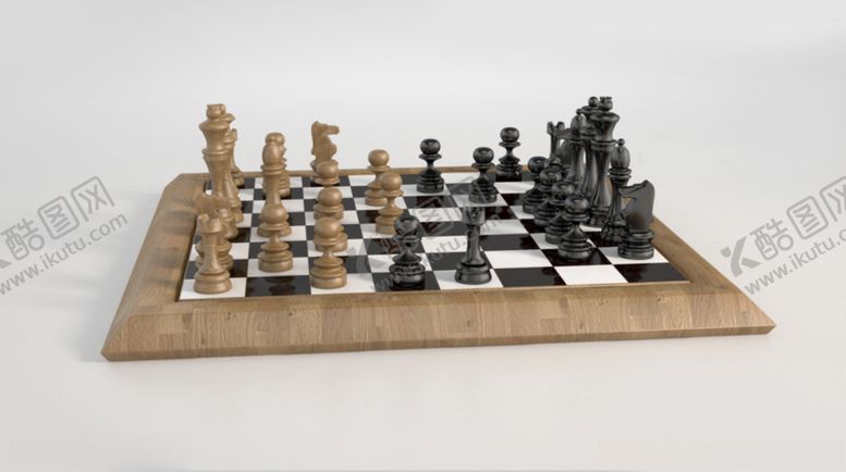 编号：55525501171330078253【酷图网】源文件下载-C4D模型国际象棋