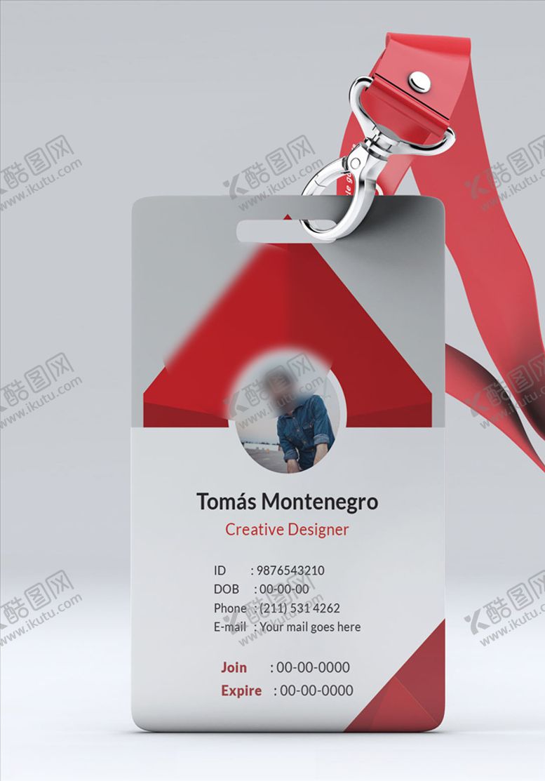 编号：66509109221524484101【酷图网】源文件下载-工作证模板工牌矢量